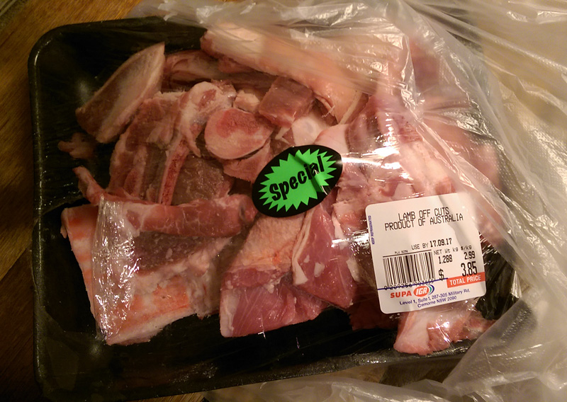 This fresh pet-grade meat was $2.99 a kilo - Using a Trail Camera to Practice Trapping and/or Study Animals