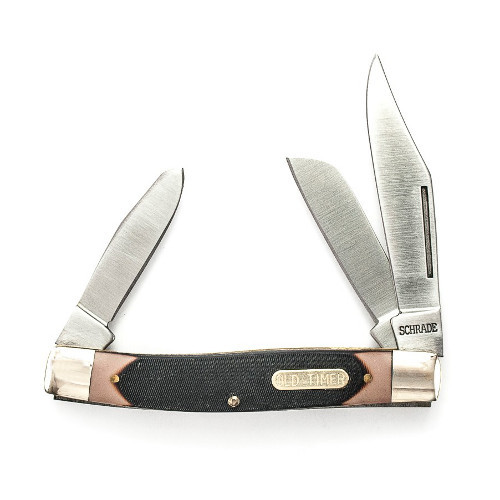 Schrade Old Timer 4 Inch Senior 3 Blade Stockman Knife - The Most Essential Survival Gear / Equipment