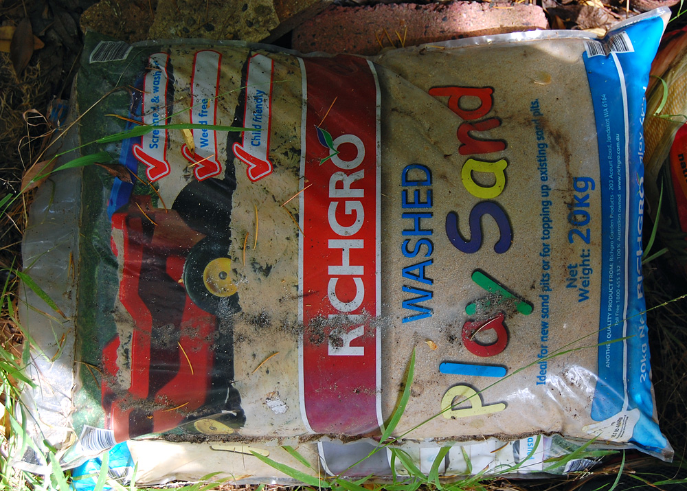 This is the sand that I used, I got four bags of it from a local hardware store - Make an Instant Tracking Box to Learn Animal Tracking - Survival.ark.net.au